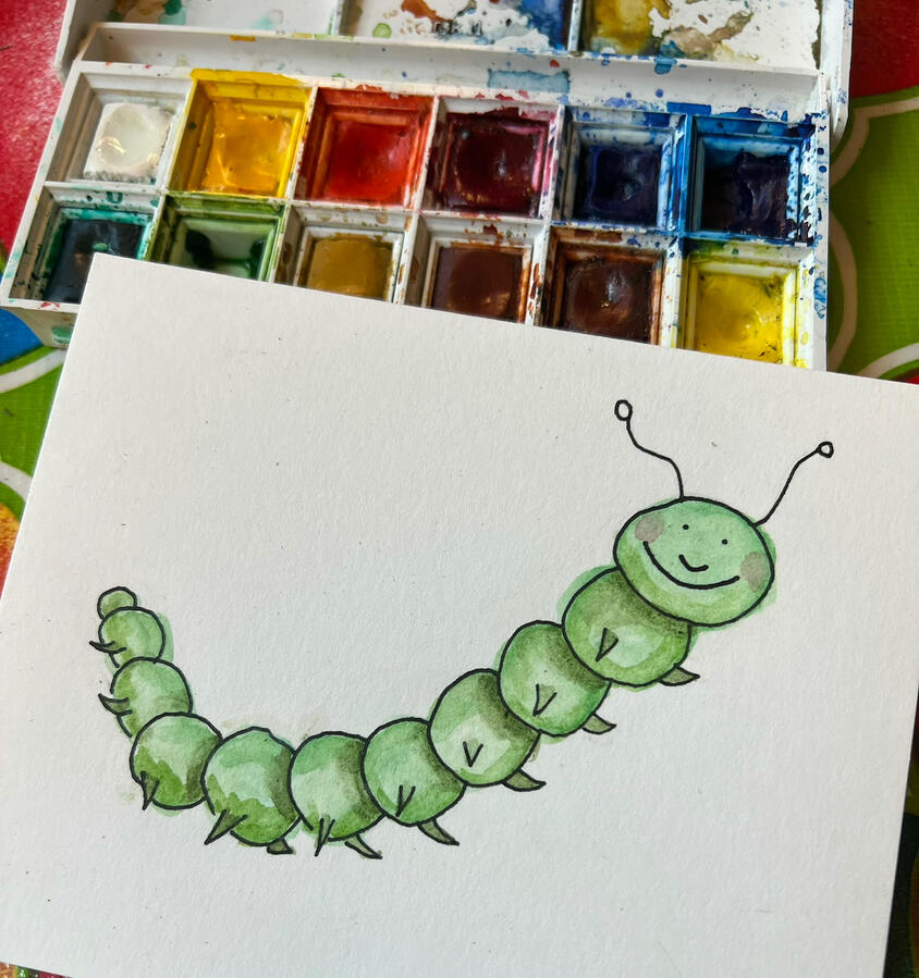 UntitledMeet Benny, my favorite caterpillar! Please visit my Etsy chop to see my Benny merch! Thanks!